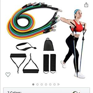 11 piece resistance band set